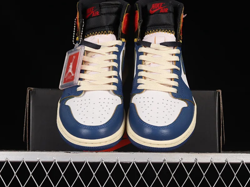 All categories Air Jordan Jordan series basketball shoes Air Jordan 1 High LJR version Air Jordan 1 x Union AJ1 Joe 1 limited edition four-color deconstruction stitching basketball shoes BV1300-146